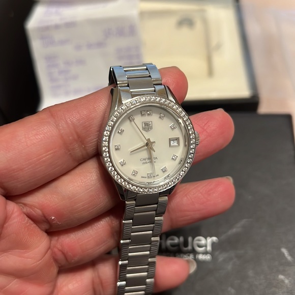 * sold *Tag Heuer diamond watch - Picture 4 of 11